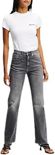 Karl Lagerfeld Jeans Women's High Rise Straight Denim
