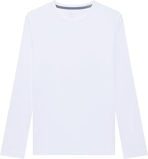 DEVOROPA Boys UPF 50+ Rash Guard Swim Shirt Long Sleeve Quick Dry Lightweight Kids Surf Swimsuit