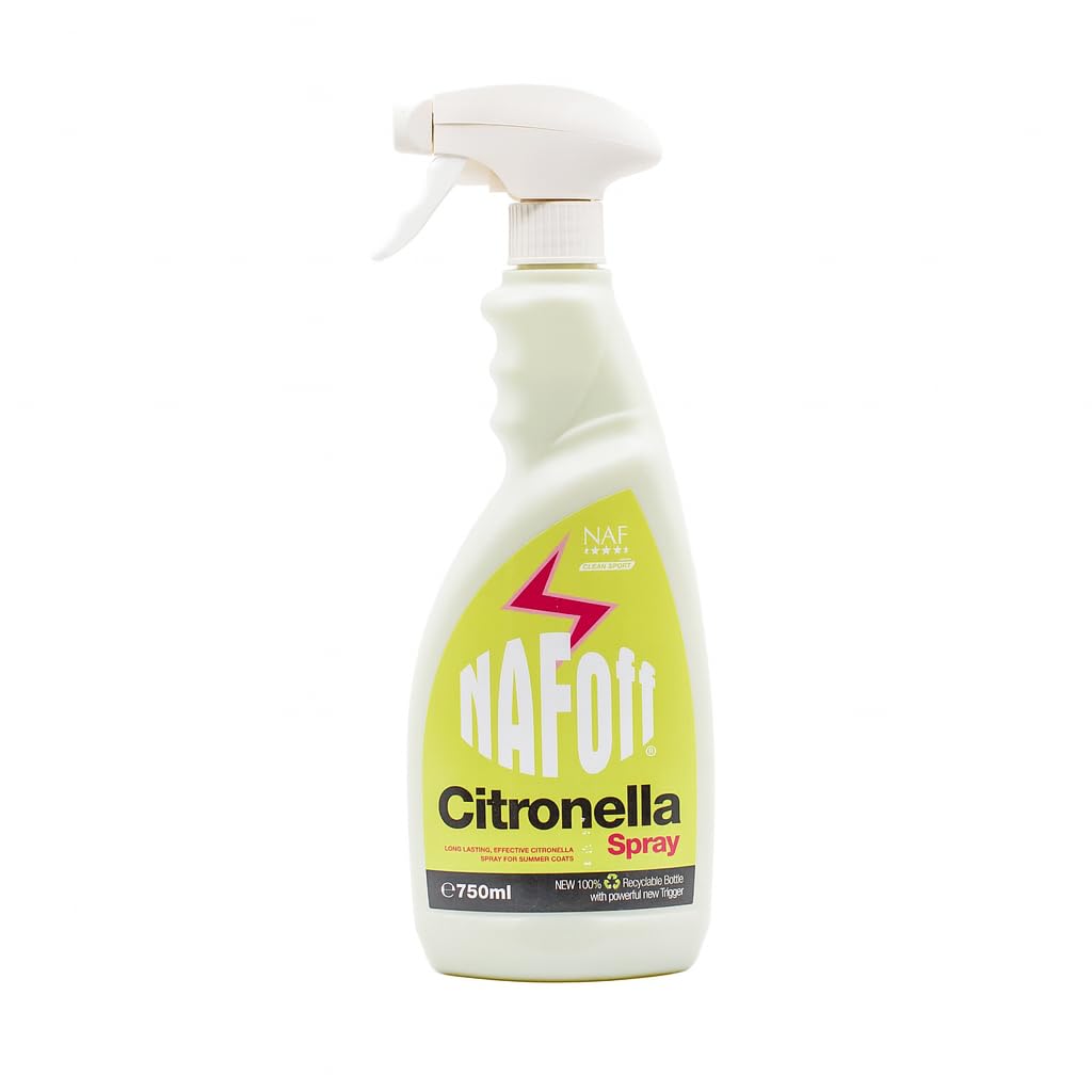 NAF Off Citronella Spray – 750ml Natural Summer Spray for Horses – Long-Lasting 