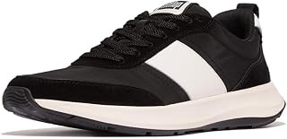 FitFlop F-Mode Flow - Scarpe da ginnastica da donna in tessuto/pelle scamosciata/pelle