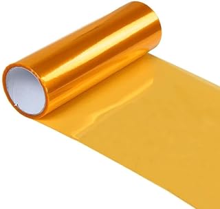 DIYAH Amber Vinyl Tint Film for Headlights, Tail Lights, Fog Lights – Self-Adhesive, Scratch-Resistant, Easy to Install, Universal Fit for Cars, SUVs, Trucks (12 X 48 Inches)