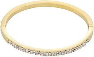 Fossil Bracciale da donna in acciaio inossidabile con chiusura a pulsante