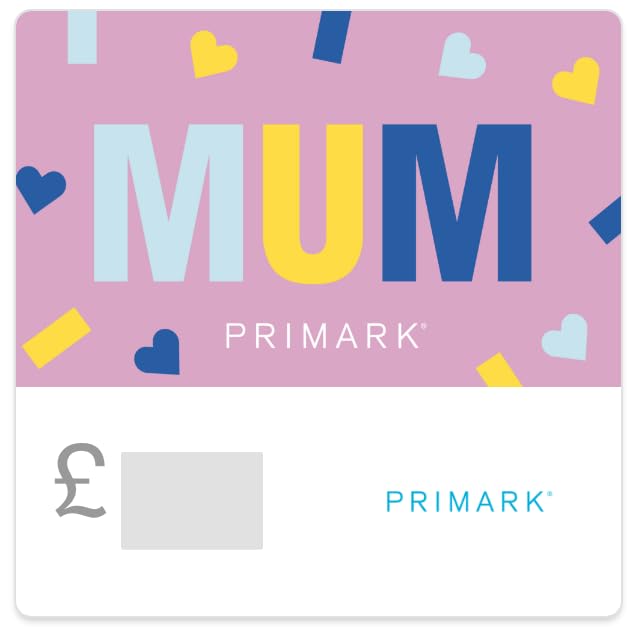 Primark eGift Card | For redemption in UK and NI - Delivered by Email or SMS - M
