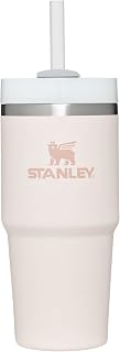 Stanley Quencher H2.0 Tumbler with Straw 14 oz | Flowstate 3-Position Lid | Cup Holder Compatible for Travel | Insulated Stainless Steel Cup | BPA-Free | Rose Quartz