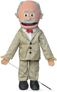 25" Pops, Hispanic Grandfather, Full Body, Ventriloquist Style Puppet