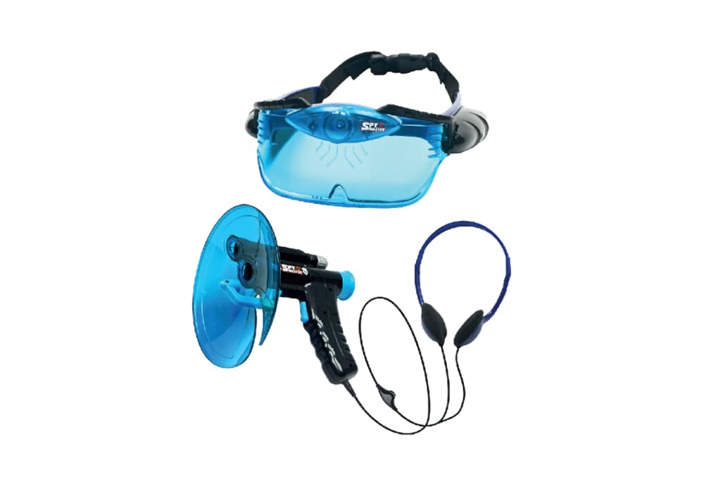 Eastcolight 4-in-1 Spy Kit – Telesonic Spy Listener with 6X Telescope, Night Vis
