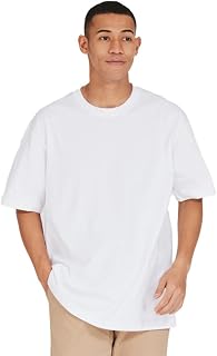 Hanes(ヘインズ) H5180 Beefy, 1 pièce, 100% Coton, T-Shirt Lourd, Blanc, XL Homme