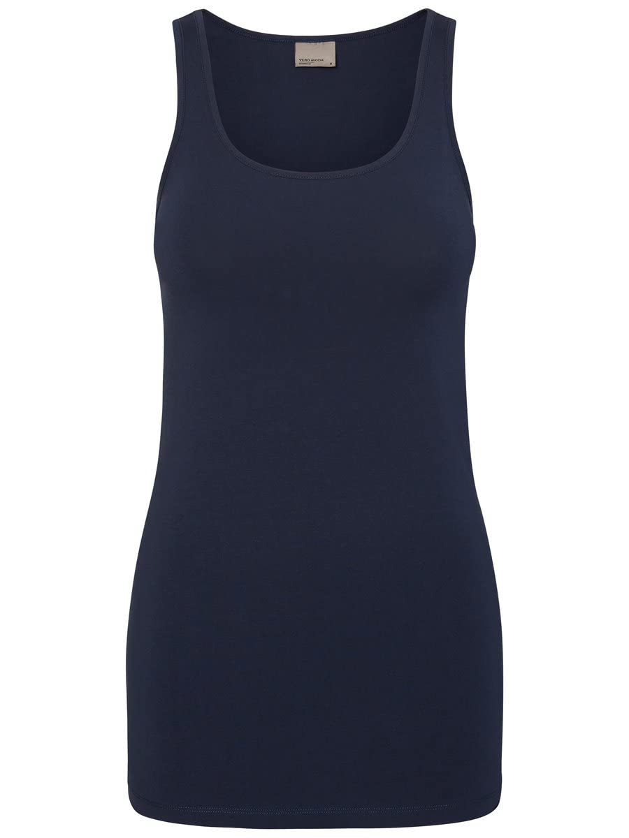 Vero Moda Vmmaxi My Soft Long Tank Top Noos Women's Tank Top (Pack of 1)