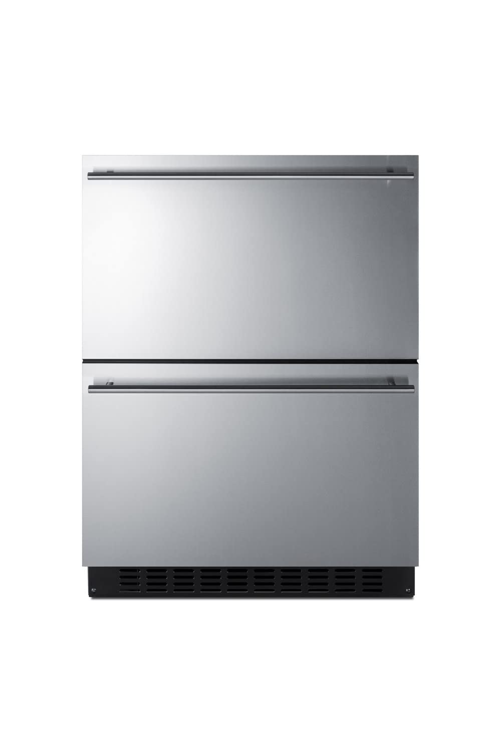 Summit 24” Two Drawer Refrigerator, Stainless Steel - ASDR2414 | 3.1 cu.ft. Capa