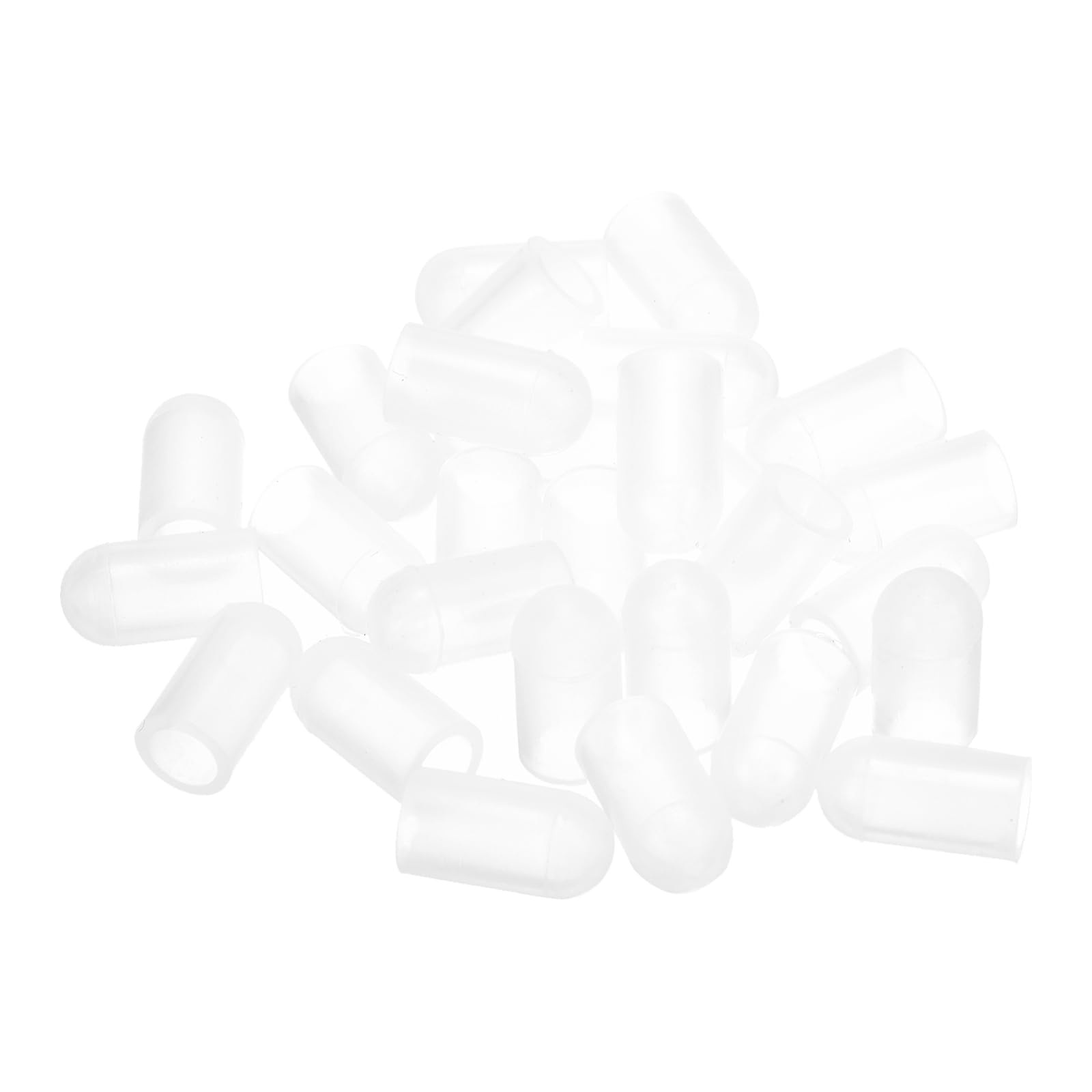 uxcell Lot de 88 embouts en silicone - 7 mm ID 13 mm de hauteur, ronds en caoutc