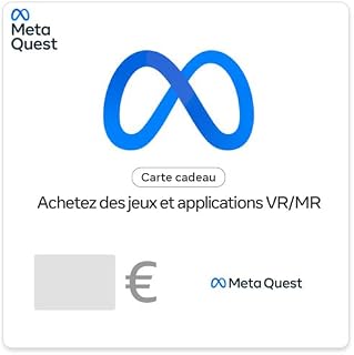 Meta Quest Digital Gift Card (for Apps, Games and Experiences) - by email - valid in France