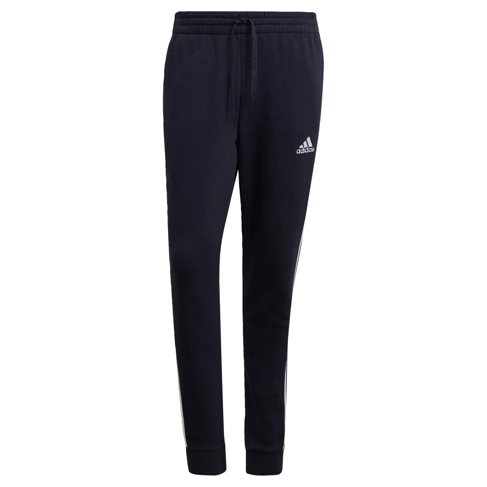 Adidas - Essentials French Terry Tapered Elastic Cuff 3-Stripes Men's Trousers