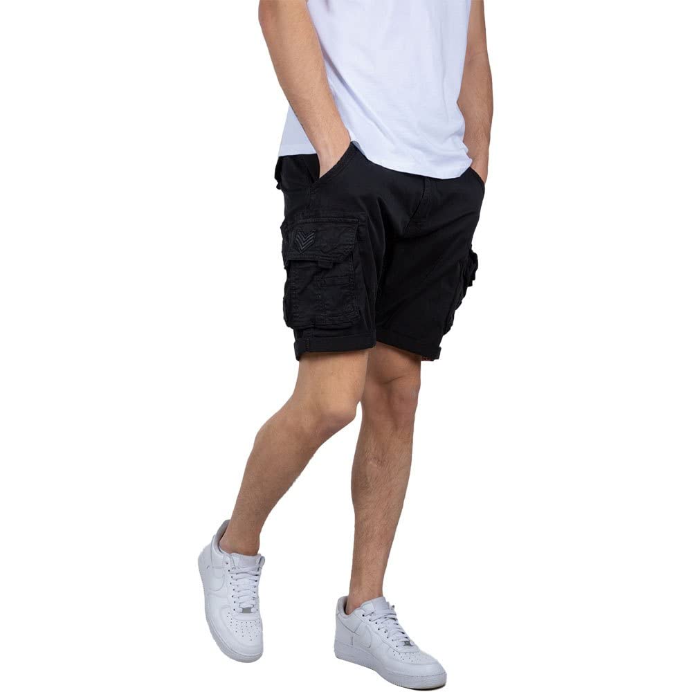 ALPHA INDUSTRIES Men's Shorts with Patch