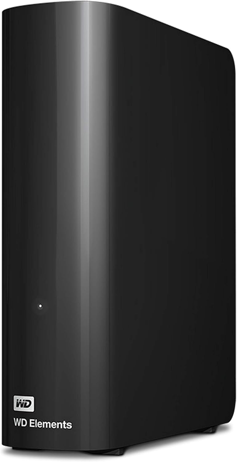 WD 20TB Elements Desktop External Hard Drive, USB 3.0 drive for plug-and-play st