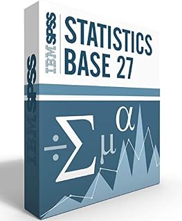 IBM SPSS Statistics Grad Pack Base V27.0 12 month License for 2 Computers Windows or Mac