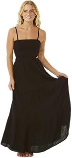 RIP CURL Premium Surf Full Length Maxi Halter Dress-Removable Straps Casual Dress for Women