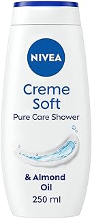 NIVEA Care Shower Creme Soft (250 ml) Enriched with Almond Oil, Moisturising Gel Body Wash, Skin Moisturiser with Mild Scent