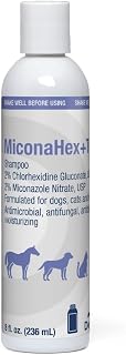 MiconaHex+Triz Shampoo for Dogs, Cats and Horses, 8 oz | Antibiofilm, Moisturizing; Packaging May Vary