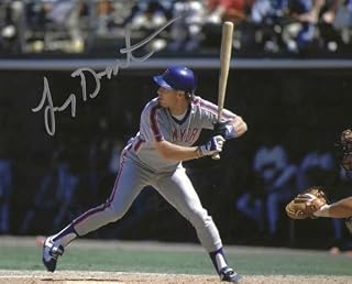 Autographed Lenny Dykstra 8x10 New York Mets Photo