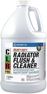 CL'R Pr'o Radiator Flush, Liquid, 1 Gallon, Clear, Nonflammable, Biodegradable, Heavy-Duty Cooling System Cleaner