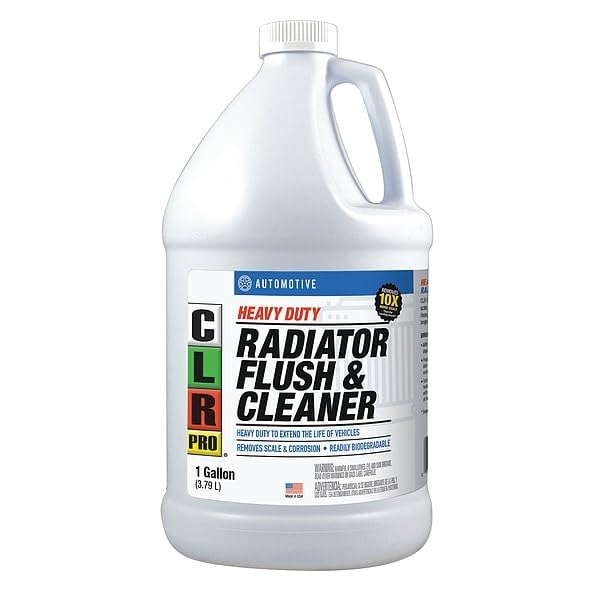 CL'R Pr'o Radiator Flush, Liquid, 1 Gallon, Clear, Nonflammable, Biodegradable, 