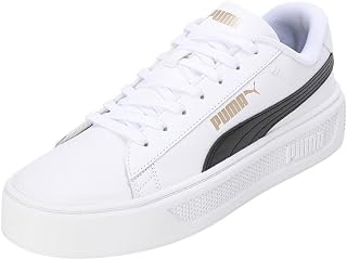 Puma Womens Smash V3 Platform Lace Up Sneakers Shoes Casual