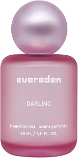 Evereden Darling Hair &amp; Body Fragrance Mist, Rose &amp; Vanilla, Kids &amp; Teens | Long-Lasting Strawberry, Rose &amp; Vanilla Scent, Aesthetic Bottle, Clean &amp; Vegan Collectible Hair &amp; Body Spray for Teen Girls