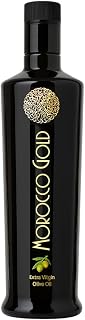 Morocco Gold New Harvest Olive Oil Extra Virgin - Polyphenol Rich 606mg/kg - Cold Pressed Olive Oil - Pure & 100% Natural with up to 4 Years Shelf-life - Fresh Harvest EVOO - (500ml (Pack of 1))