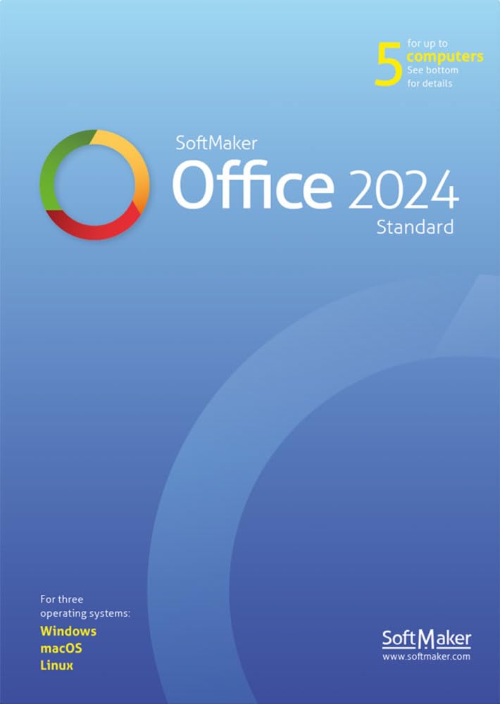 SoftMaker Office Standard 2024 (5 users) for Windows, Mac and Linux [PC/Mac Onli