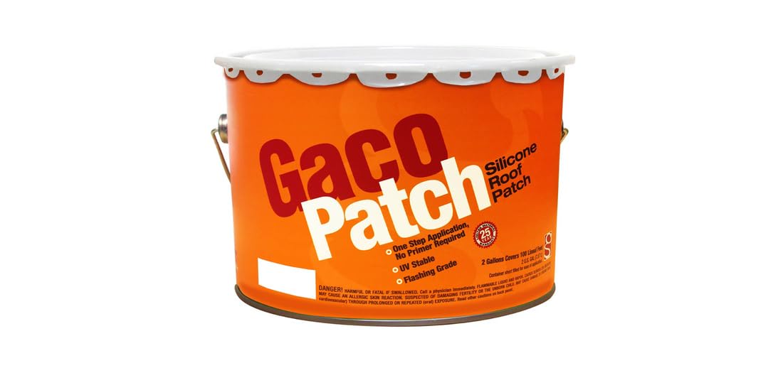 Gaco GP15002, GacoPatch White GP1500, 2 Gallon, High-Performance Coating