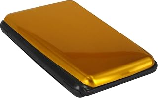RFID Blocking Aluminum Alloy Credit Card Holder for Men & Women Card Case, gold