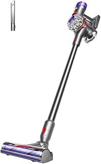 Dyson V8 Origin Cordless Vacuum Cleaner, up to 40m runtime, Handheld Hoover | Lightweight stick Dyson vacuum cleaner, Soft Roller Head for Hard Floors, Floor Cleaner & Carpet Cleaner, 130AW suction