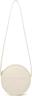 YONBEN Women's Circular Crossbody Bag Nylon Zipper Adjustable Shoulder Straps