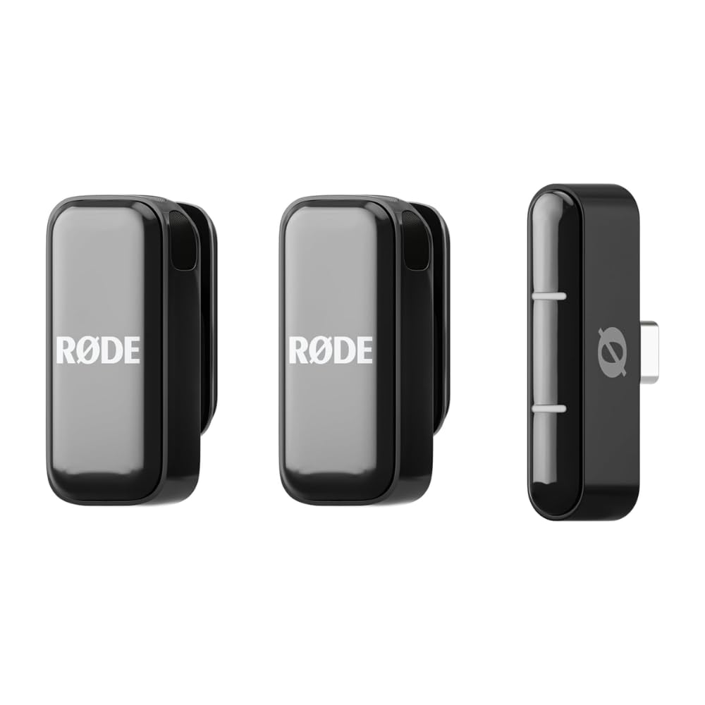 RØDE Wireless Micro - Compact Wireless Microphone, Two Mics with Charge Case for