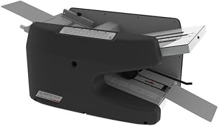 Martin Yale 1611 Ease-of-Use AutoFolder, Handles 8.5" x 14" Paper from 16 Pound Bond to 70 Pound Index, Charcoal