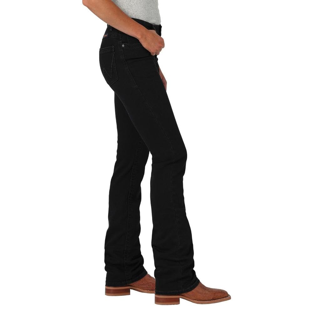 Wrangler Women's Retro Mae Mid Rise Stretch Boot Cut Jeans Plus Size