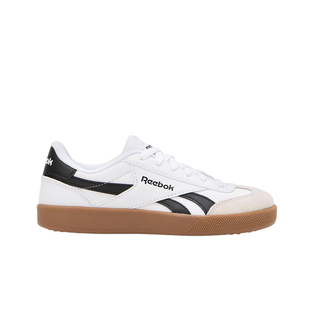 Reebok Mens Smash Edge S Black White Gum Trainers