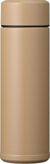 【WEB Exclusive Color】Kyocera Ceramic Coffee Bottle Slim Mug Bottle 10.1 fl oz (300 ml), Screw Type, Inner Ceramic Treatment, Vacuum Insulated Construction, Hot and Cold Insulation, Sahara Limited