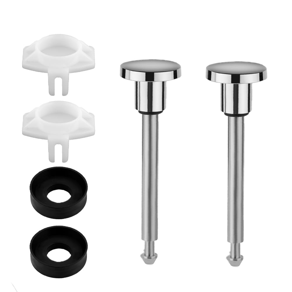 Tub Spout Diverter Repair Kit, 2 Diverter Valve Stems, 2 Set, Silver | 2 Seals &