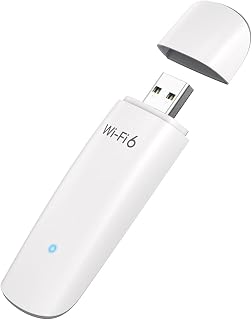 ioGiant AX1800 WiFi Dongle for PC, WiFi 6 Dongle Dual Band, USB WiFi Adapter High Speed 5GHz/1201Mbps + 2.4GHz/574Mbps, USB 3.0 Wireless Dongle for Laptop Desktop, MU-MIMO, OFDMA, Windows 11/10 ONLY