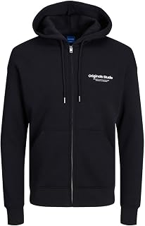JACK & JONES Printed Zip Up Hoodie