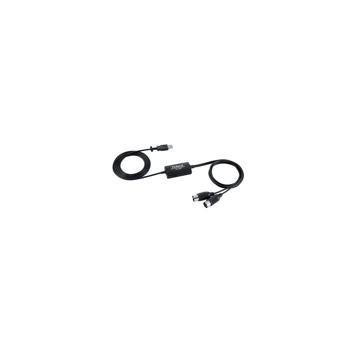 Roland UM-ONE-MK2 One in Two Out Midi Cable | USB powered | compatible with Mac,