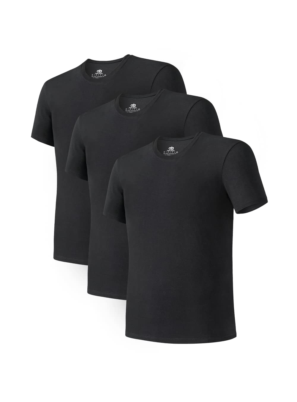 DAVID ARCHY Underarm Men's Underarm Tank Tops with Round Neck V-Neck or Short Sl