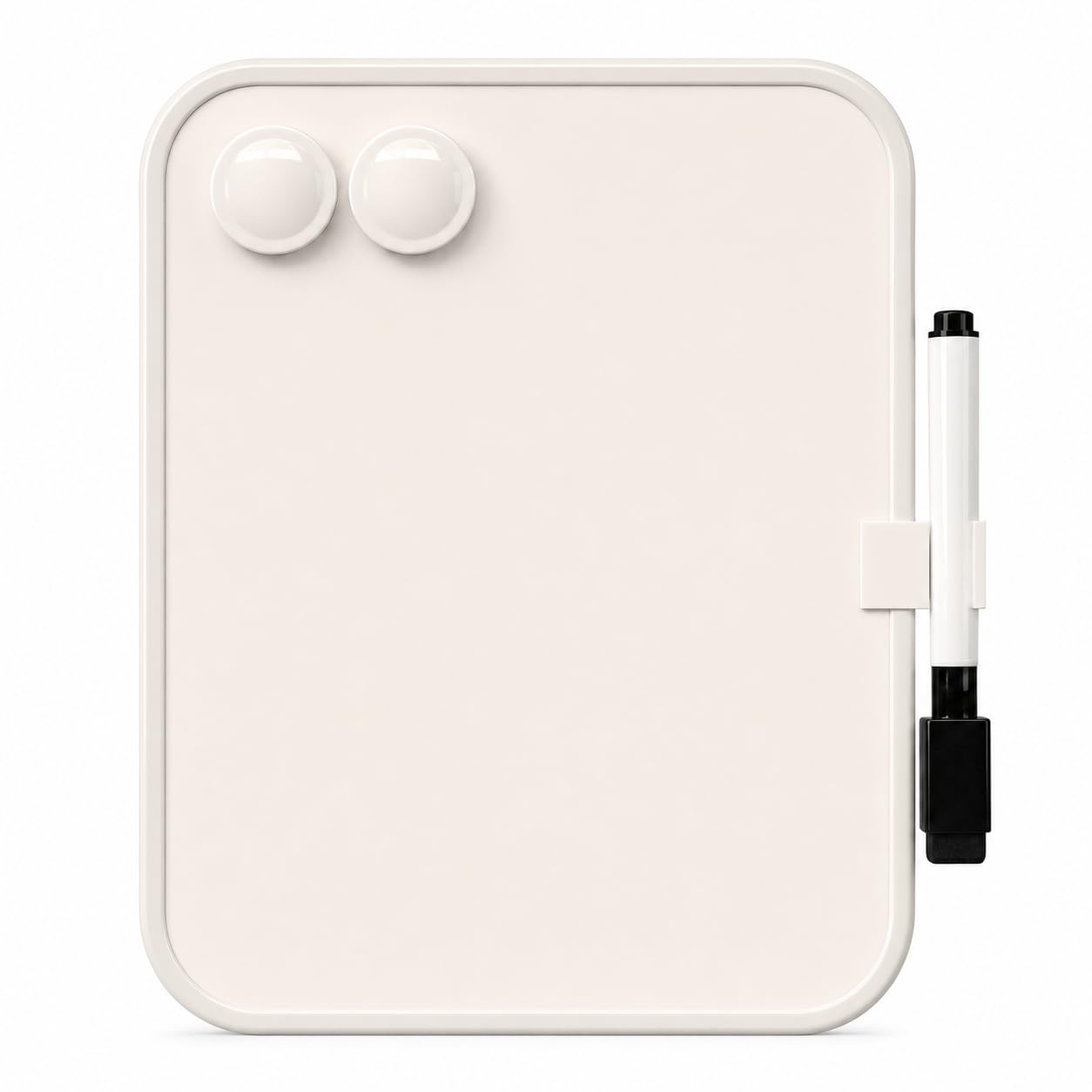 6“ X 8” Small Dry Erase Board with Erasable Markers and 2 Magnets(White) | ABS f
