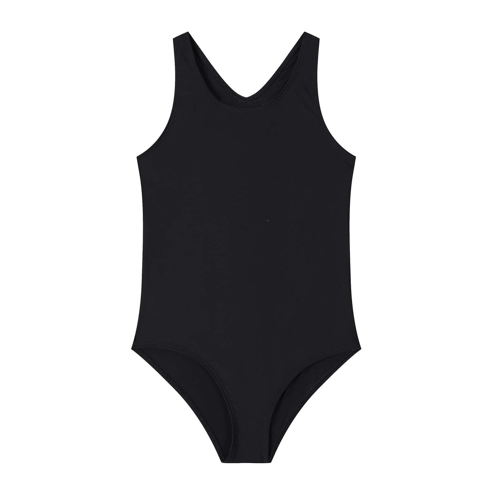 Girls' Swimming Costume Comfort Children's One Piece Swimwear Elastic Teenager S