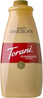 Torani Puremade White Chocolate Sauce, 64 Ounce, 1.81 kg (Pack of 1)