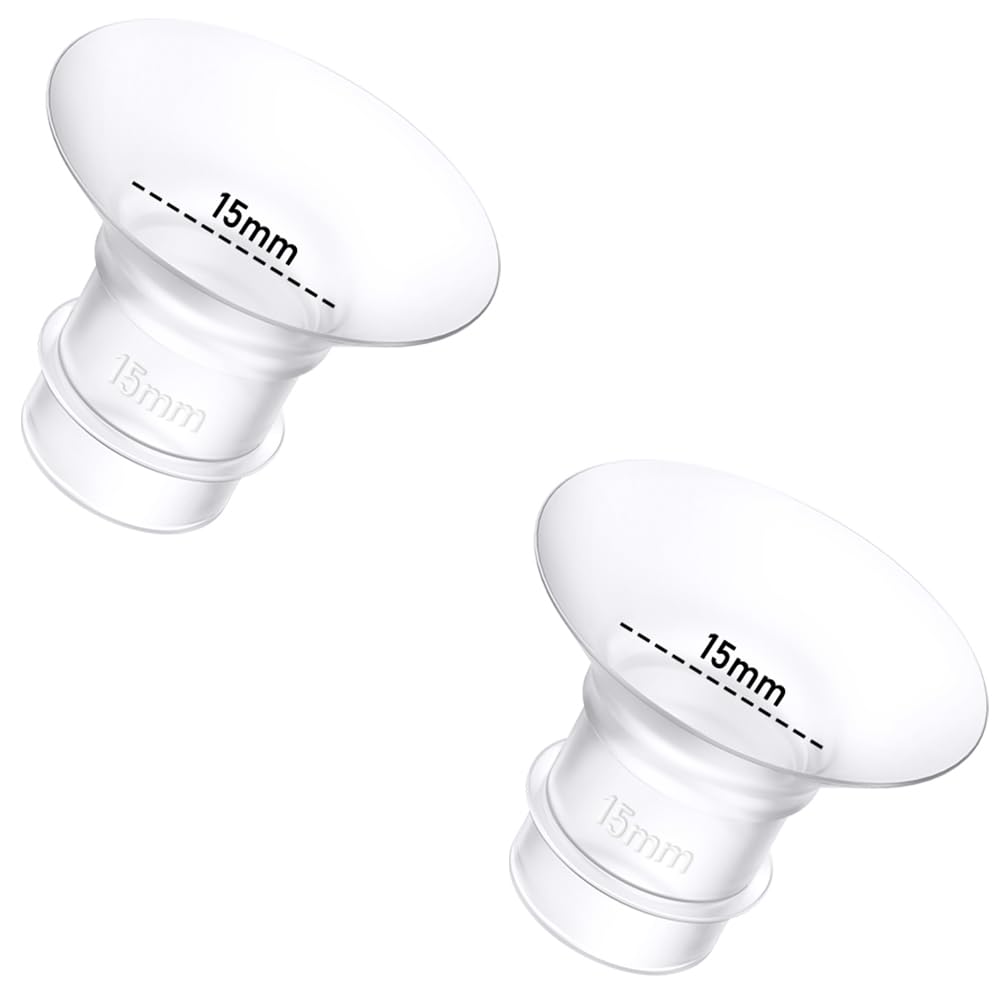 2PCS Flange Insert 15mm Compatible with Momcozy M9/M6/M5/S12 Pro/S9 Pro/S12/Mede