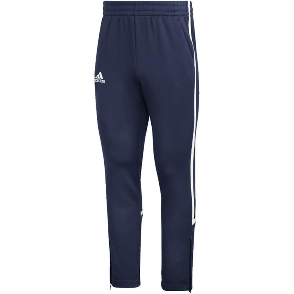 adidas Mens Under The Lights Casual Warm Up Pants Unlined, Navy Blue/White