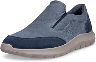 ecco(エコー) Men's ECCO City STRIDE Genuine Leather Slip On Shoes