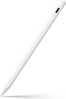 JAMJAKE Stylus Pen for iPad 6-11th Gen 2X Fast Charge, Palm Rejection-White | Tilt Sensitivity, USB-C Charge, Compatible with 2018-2026 Apple Pencil iPad Pro 11/12.9/13, Air 3/4/5/M2/M3/M4, mini 5/6/7